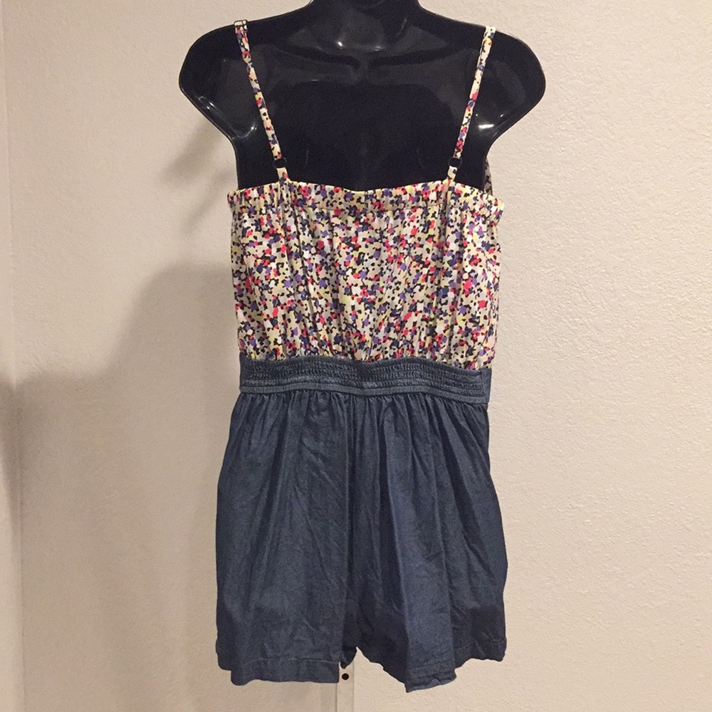 Bcbgeneration Chambray Romper Spaghetti Straps - image 5